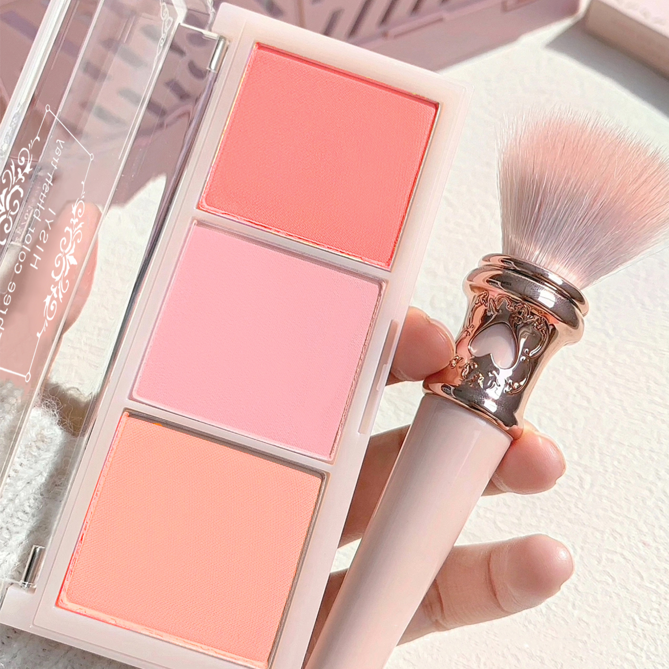 Ulta Beauty Makeup - Three color blush tray, milk tea