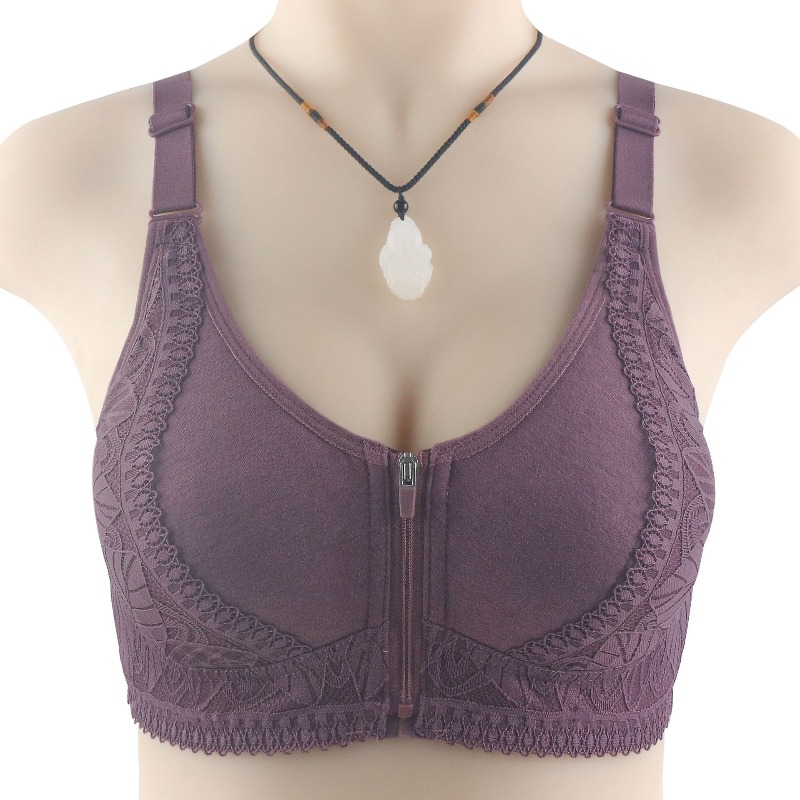 Beauty & Makeup Katia Di Paola Palermo - Plus Size Lace Front Zip Bra