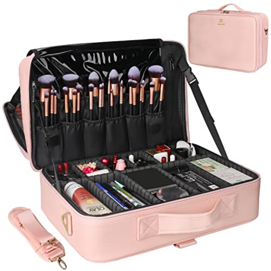 Makeup Organizer - Makeup Case Makeup Bag Professional Train
