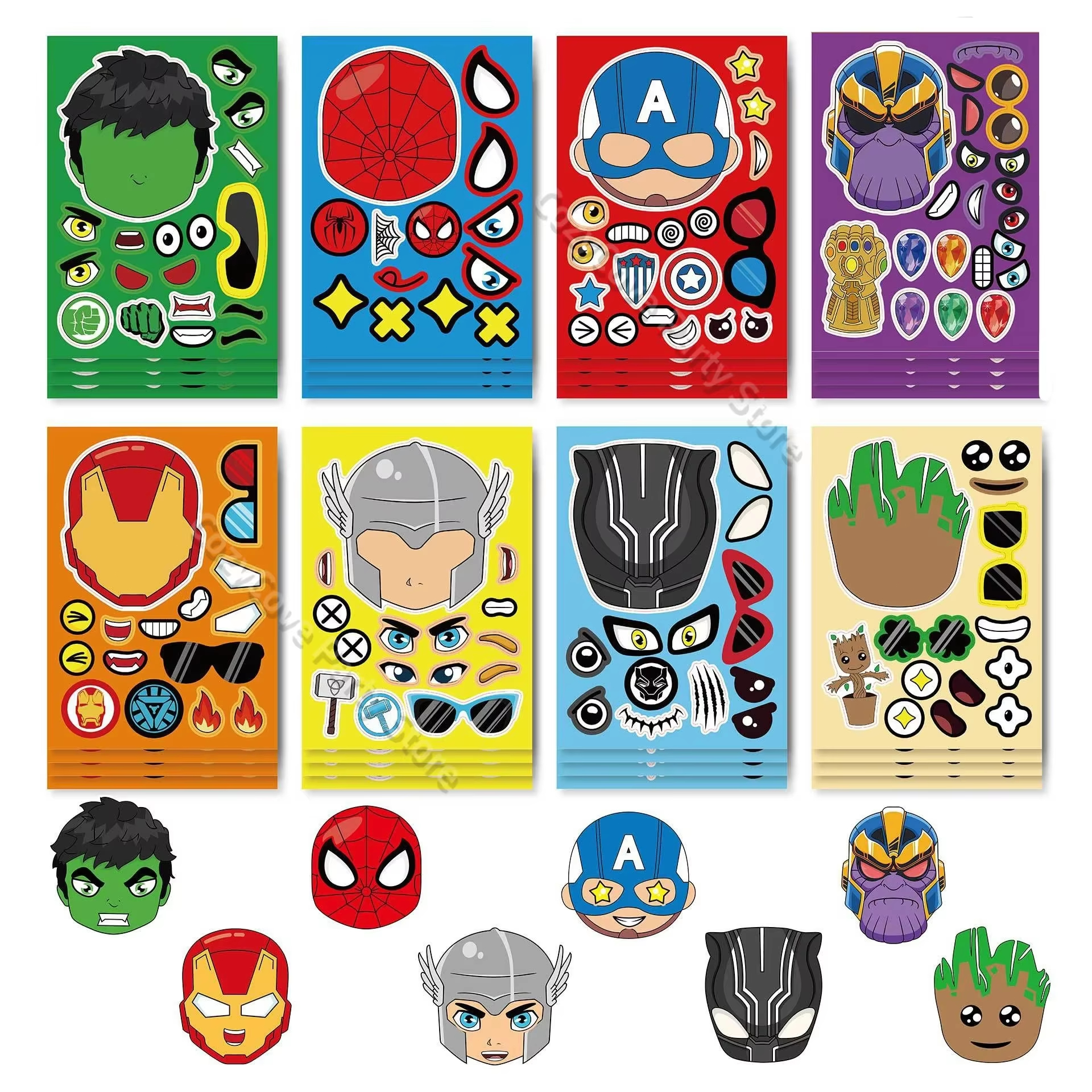 Avengers Party Favors Gifts Su – Sheet Face Mask Pack Bewertung und Preis