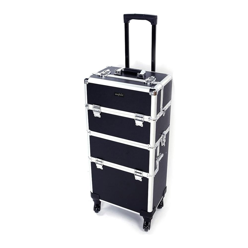 Black 3 In 1 Aluminum Rolling  – Makeup Organizer Bewertung und Preis