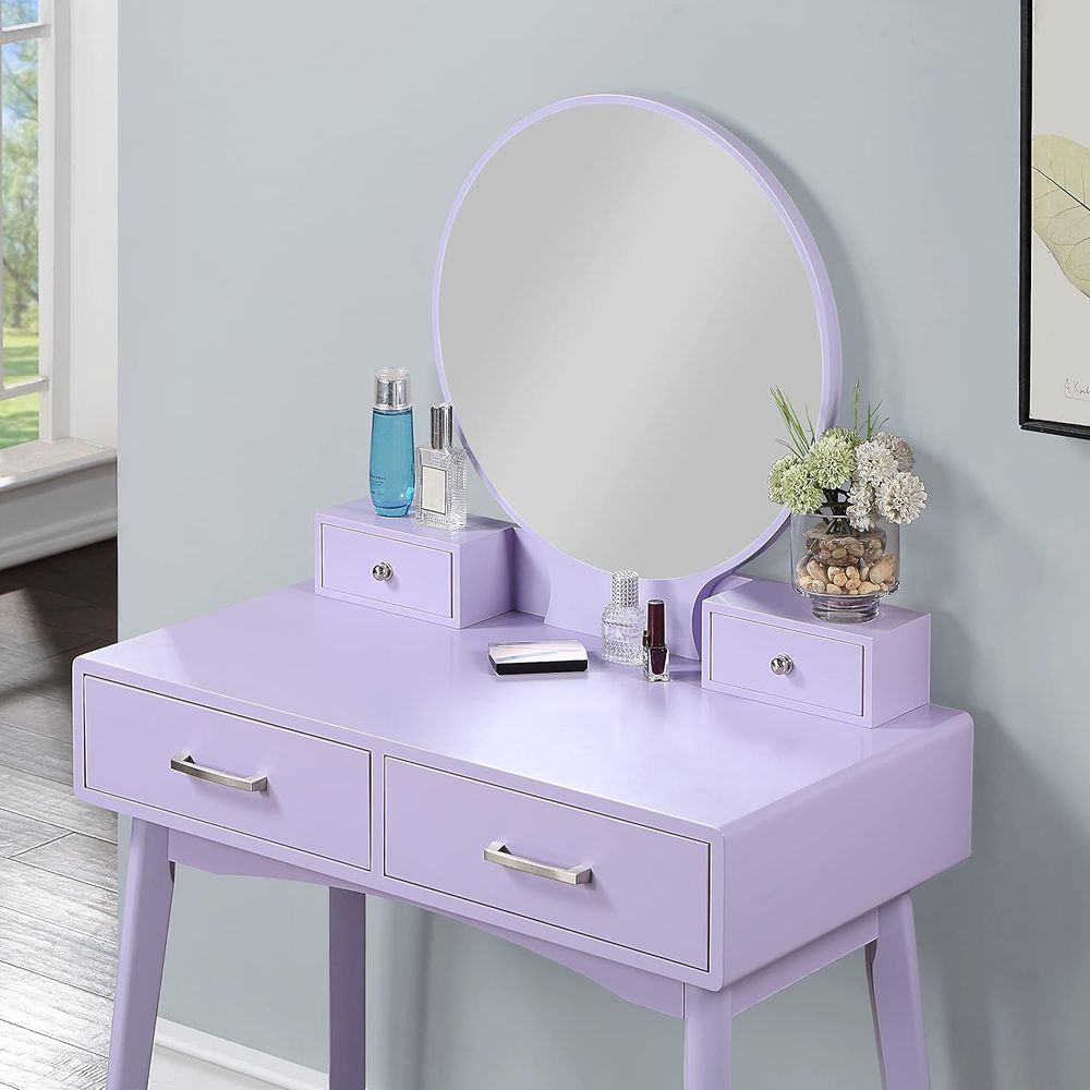 Large Round Mirror Vanity Set  – Beauty No Makeup Bewertung und Preis