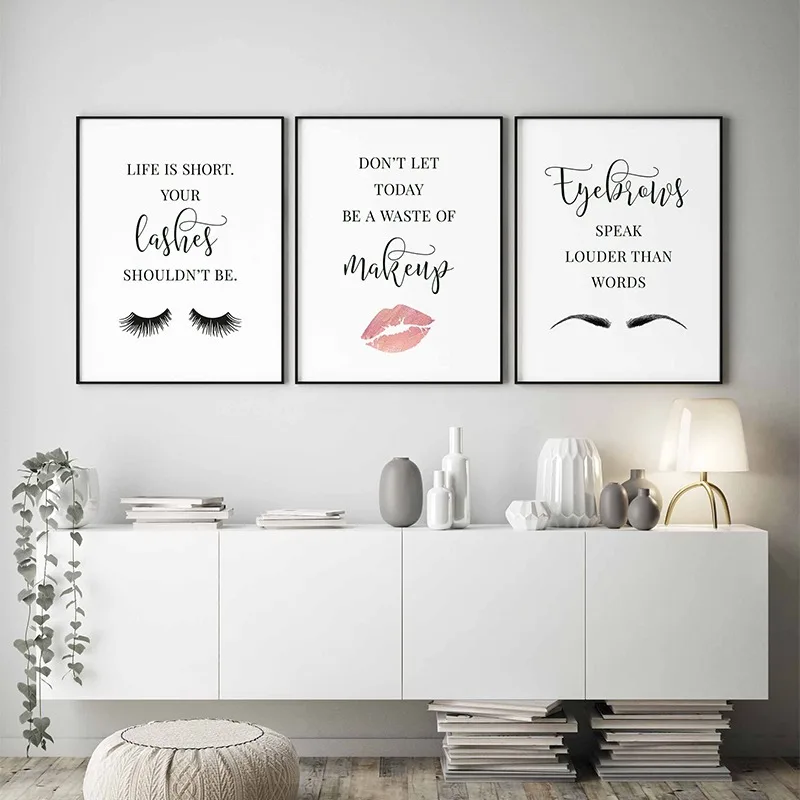 Makeup Quotes Poster Eyelash E – Beauty Makeup Quotes Bewertung und Preis
