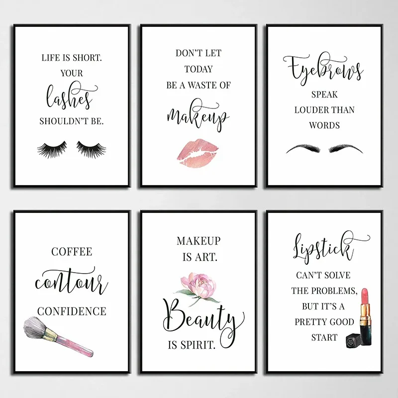 Makeup Quotes Poster Eyelash E – Beauty Makeup Quotes Bewertung und Preis