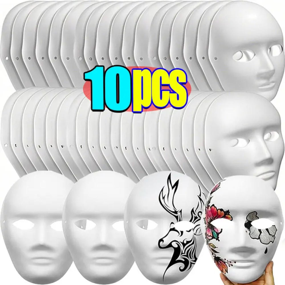 1/10Pcs DIY Full Face Masks Pa – Sheet Face Mask Pack Bewertung und Preis