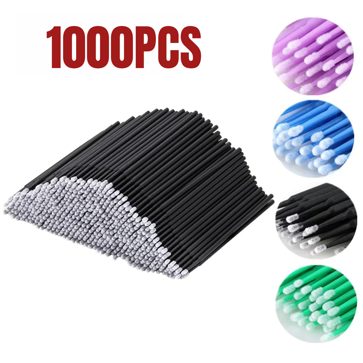 1000/500PCS Eyelash Cleaning B – Beauty Makeup Brushes Bewertung und Preis