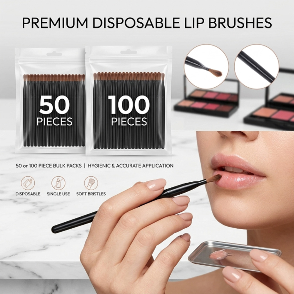 50/100pcs Disposable Lip Brush – Beauty Makeup Brushes Bewertung und Preis