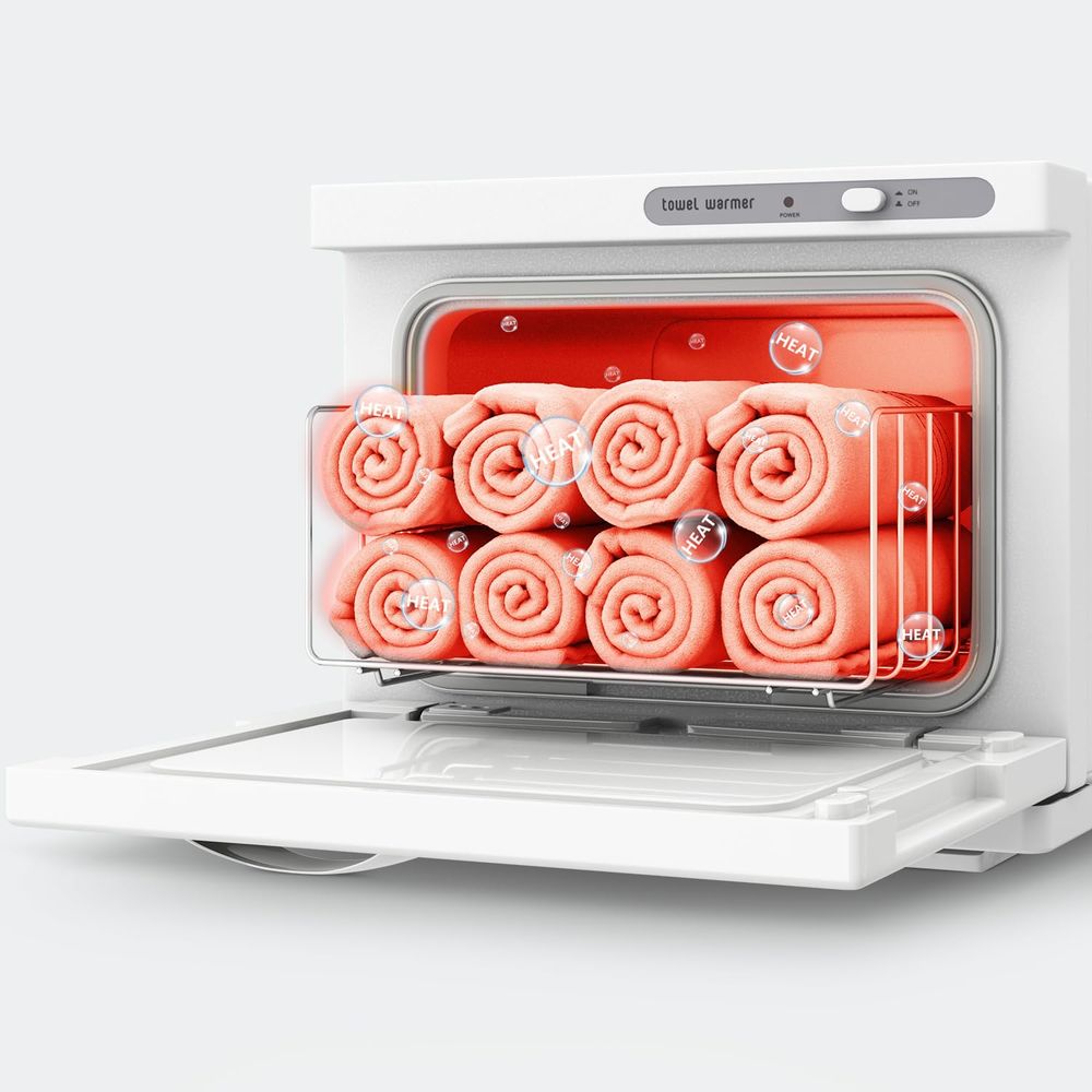 Compact 8L White Towel Warmer  – Beauty & Makeup Katia Di Paola Palermo Bewertung und Preis