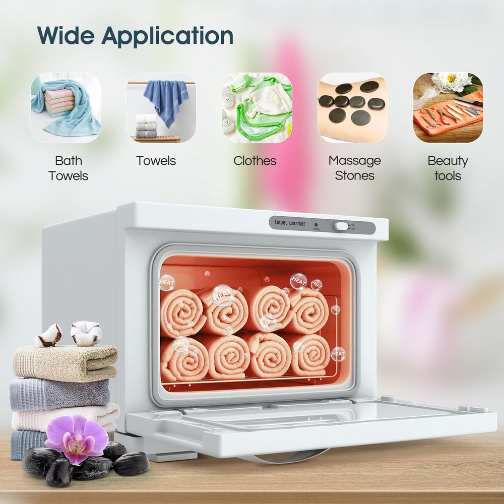 Compact 8L White Towel Warmer  – Beauty & Makeup Katia Di Paola Palermo Bewertung und Preis