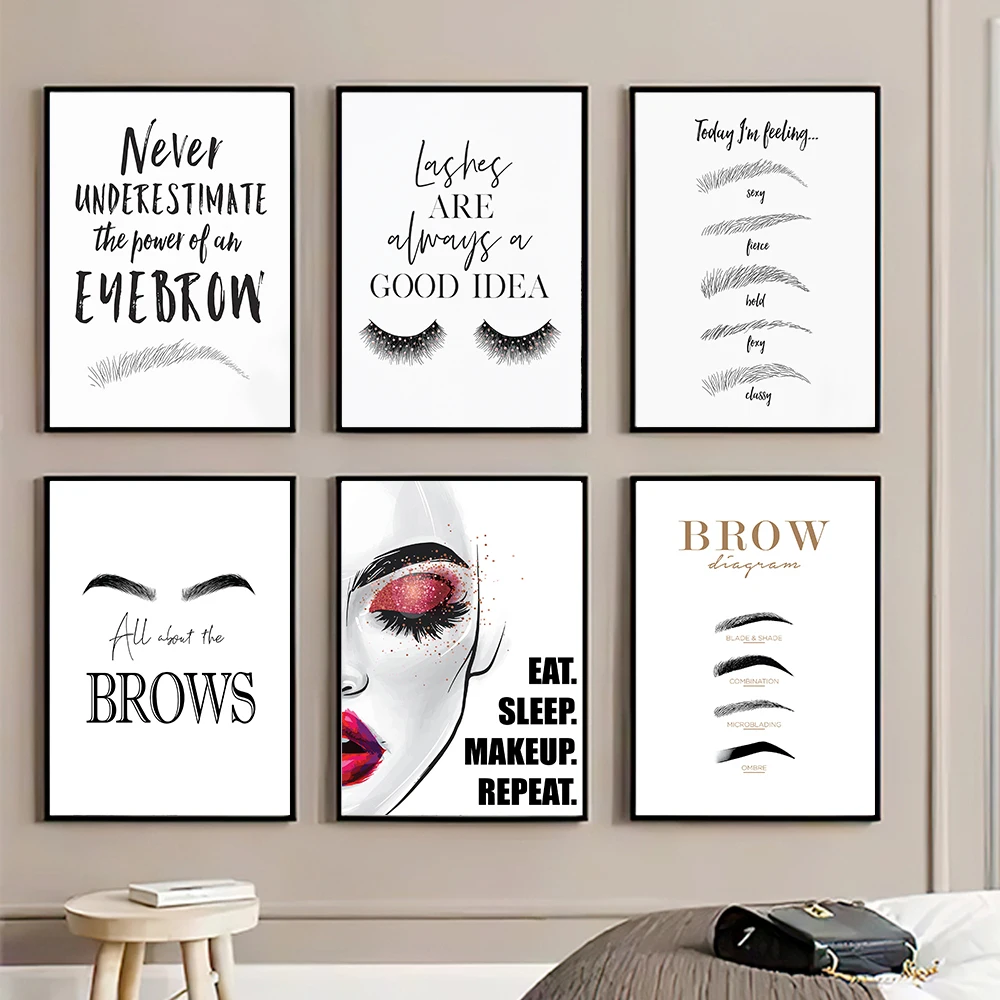 Fashion MakeUp Canvas Painting – Beauty Makeup Quotes Bewertung und Preis