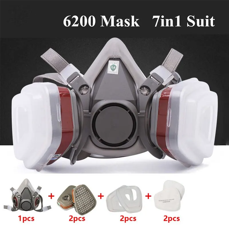 6200 7 in1 Gas Mask Gas-Proof  – Sheet Face Mask Pack Bewertung und Preis