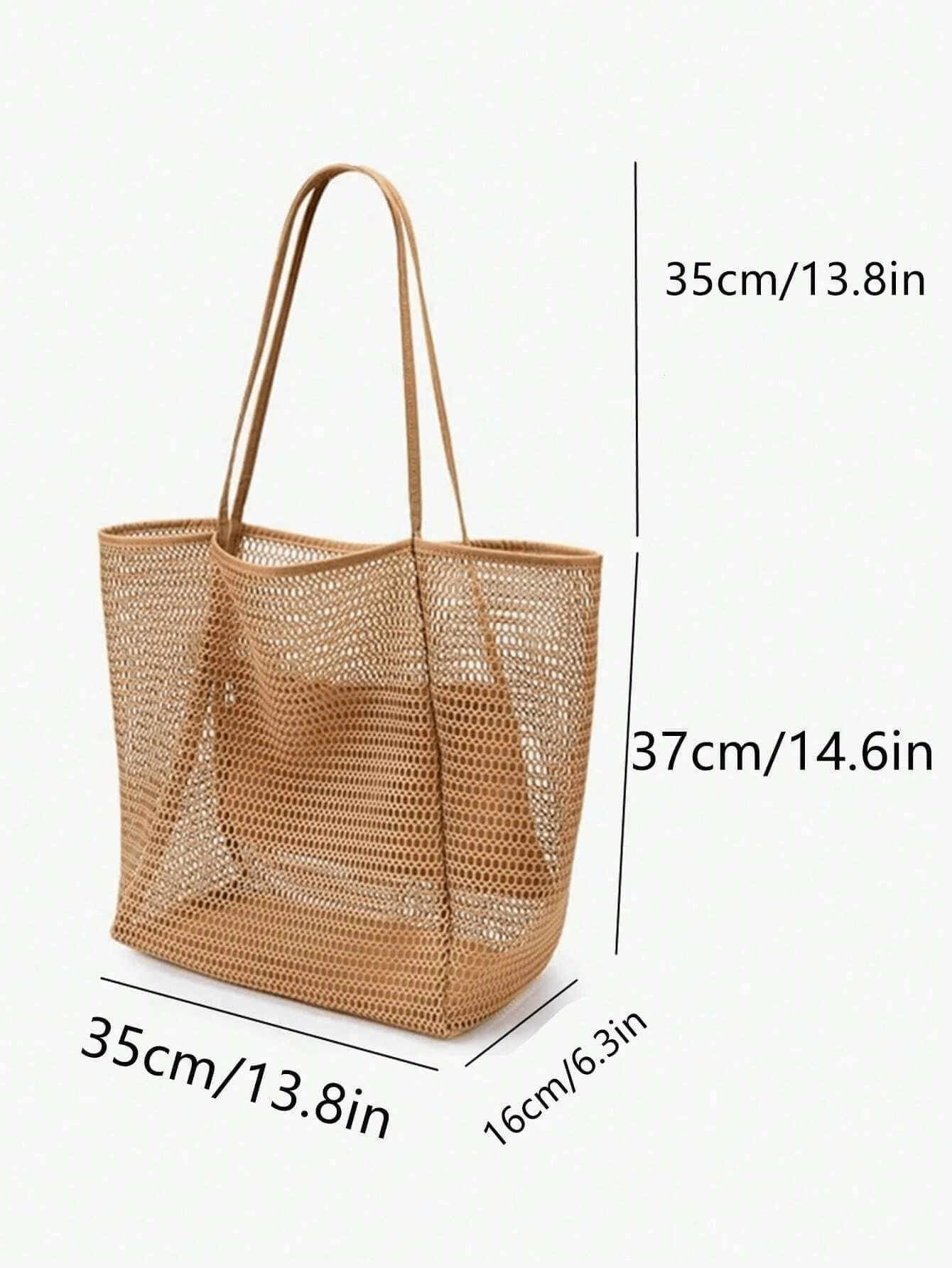1pc Mesh Beach Tote Bag, Outdo – Makeup Organizer Bewertung und Preis