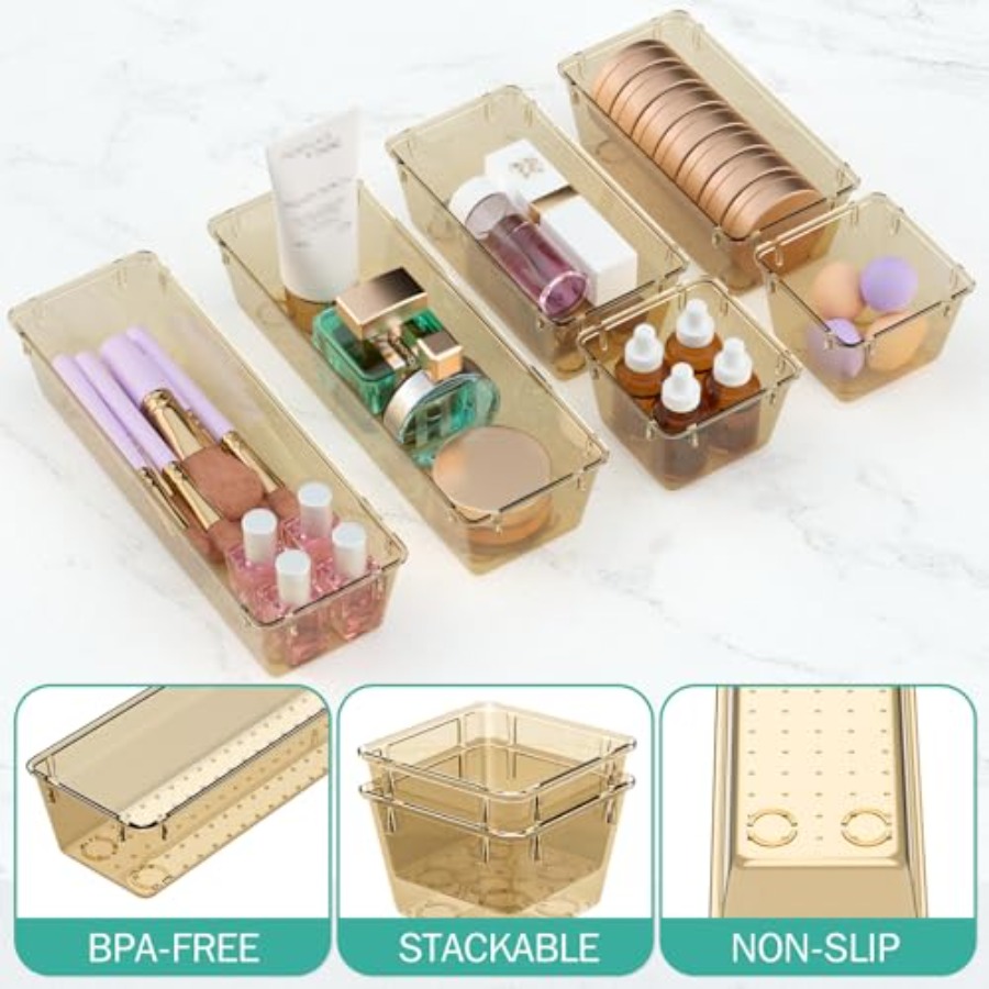 6 Pack Drawer Organizer Set, A – Makeup Organizer Bewertung und Preis